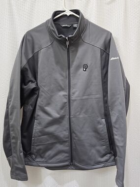 Eddie Bauer Men's Two-Tone Gray Softshell Jacket